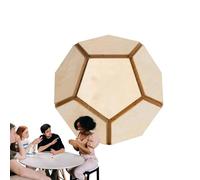 de plateau de de table 12 côtés Dé | Dés polyédriques de décision amusante pour la soirée de jeu à la maison, les divertissements de voyage, les dates