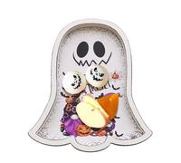 de plateau fantôme - planche de charcuterie fantôme d'Halloween - Ghosst Snack Fruit Meat Cheese Board | Assiette à vaisselle charcuterie avec thème festif | Planches d'apéritif d'Halloween
