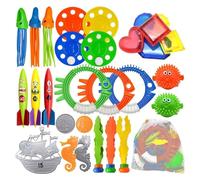 De Plongée En Piscine 34 Pièces Coffret Trésor Sous-