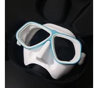 De Plongée Gratuit Similaire D'apollo,Cadre En Alliage D'aluminium,Lunettes Dioptrie Configurables,S De Plongée En Apnée,Ensemble De Tubes Humides - Type White-Blue