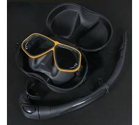 De Plongée Gratuit Similaire D'apollo,Cadre En Alliage D'aluminium,Lunettes Dioptrie Configurables,S De Plongée En Apnée,Ensemble De Tubes Humides - Type Gold With Tube