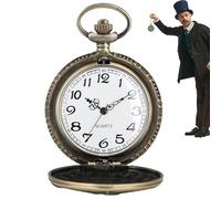 de poche classique - pour homme à remontage manuel, cadran avec chiffres romains, finition délicate | style vintage pour père mari adultes élégant cadeau de collection pour l'u