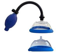 de pompe vaginale pour tétons, 2 pièces, succion de clitoris, ventouse vaginale, ventouse de clitoris, masseur de sein, pompe à chatte sous vide, jouet sexuel pour femmes et couples(Blau)