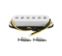 de pont de guitare électrique à bobine unique, 55mm, Alnico 5 aimant 6-7K, pièces de pont en métal, 1 pièce