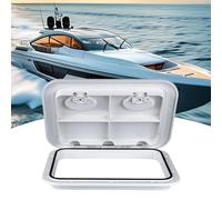 de Pont pour Bateau,Couverture Rectangulaire De Trappe De Stockage Nautique - Protection Étanche Marine pour Accessoires de Yacht Camping-Car Canoë Kayak