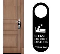 de porte « Bitte nicht stören » - de porte double face en acrylique - Panneau de réunion accrocheur pour cliniques, hôtels, maison, bureaux, cabinets d'avocats