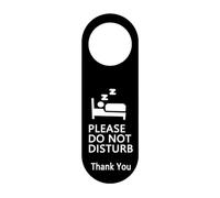 de porte « Bitte nicht stören » - Panneau de porte « Bitte nicht stören » - Panneau de porte transparent et accrocheur pour cabinets d'avocats, spas, maisons privées, bureaux et cliniques
