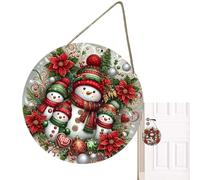 de porte de Noël en bois chrétien - Décoration pour extérieur, intérieur, chambre, cour, bureau, salle de classe, couloir, cuisine