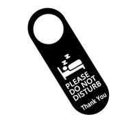 de porte « Ne pas déranger » - En acrylique - Double face - Pour chambre à coucher, hôtel, hôpital