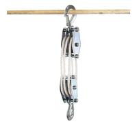 de poulies Block and Tackle, Block and Tackle - Palan à câble pour garage | Palan à câble résistant à la rupture de 2 200 livres, bloc de roues et de poulies pour soulever des objets lourds