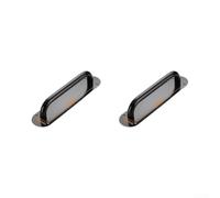 de pour porte 304 Brossée 28cm pour bord Arrondi de pour porte | Acier 304 pour premium, finition brossée argent, anti-, pour idéal cuisine salle de bain, design industriel(Matte Black)