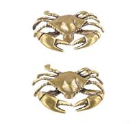 de pour porte en Laiton Crabe 2pcs Design Artistique de pour(B)