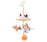 de poussette sur le thème de la ferme avec design en forme de | Jouet suspendu pour siège auto pour enfant avec musique Compagnon de voyage pour poussette à pied Shopping Camping