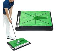 De Pratique De Golf en Intérieur,Gazon Antidérapante - Tapis d'Entraînement avec Dos en Caoutchouc,pour Feedback de Trajectoire de Swing, Maison, Intérieur, Extérieur, Jardin, Femmes,