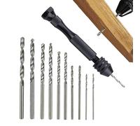 de précision pour la fabrication de bijoux - hélicoïdal manuel pour perceuses avec prise en main ergonomique, forets pour bijoux fins pour métal, bois, outil de réparation pour projets