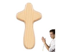 de prière - 6 x 3,4 x 1,2 cm, petite en bois de pin à main, croixs de maintien, petites croixs en bois en vrac, croixx de palmier pour prier, croixx accrochée pour les mains | Accessoire d
