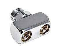 De Profundis Hose Adapter Lp 1x Male 1/2´´ To 2x Female Argenté