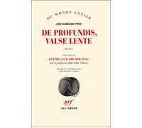 De profundis, Valse lente - Michel Laban - Gallimard - broché - Roman