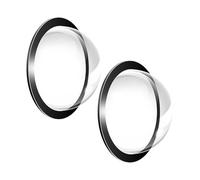 De Protection pour Caméra De Voiture 2 Pièces - 2,2 X 2,2 X 0,7 Cm, Protection De Vue Arrière, Bouclier Adhésif Anti-éblouissement, Protecton D'objectif Automobile, Accessoire De Sécurité De C