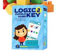 de Puzzle logique, Cartes éducatives d'entraînement cérébral avec Un AP | Des puzzles de cartes stimulants encouragent la pensée logique, la résolution de problèmes et la concentration, parfaits pour