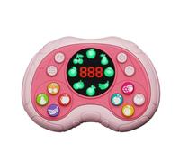 de Puzzle Portable, Console de de Puzzle Speed Push Entraînement éducatif | Assortiment de fruits Console éducative interactive pour l'apprentissage préscol Rose