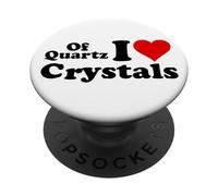 De Quartz « I Love Crystal » et « I Love Heart » PopSockets PopGrip Adhésif