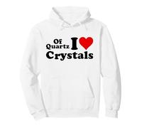 De Quartz « I Love Crystal » et « I Love Heart » Sweat à Capuche
