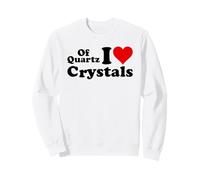 De Quartz « I Love Crystal » et « I Love Heart » Sweatshirt