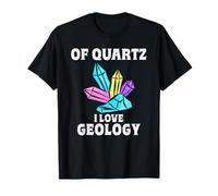 De Quartz J'aime Les Cristaux De Roche De Géologie T-Shirt