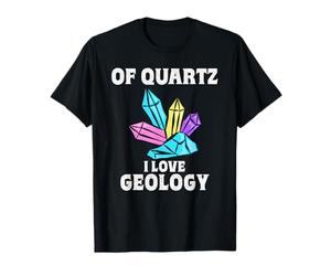 De Quartz J'aime Les Cristaux De Roche De Géologie T-Shirt