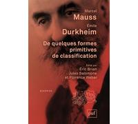 De quelques formes primitives de classification