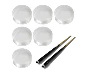 de queue pour bâton de piscine - Acrylique haute dureté, mise à niveau professionnelle de Power Break, design de saut élevé, d'énergie extrême, tête de rechange durable, outil de