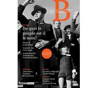 De quoi le peuple est-il le nom ? - BNF 52 - Collectif - Bibliothèque Nationale De France - broché - Revue