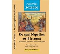 De quoi Napoléon est-il le nom ? SOZEDDE Jean-Paul (Auteur)