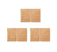 de rangement de documents en papier recyclé, 3 pièces, S | de rangement de documents, portefeuille de reçus, pochettes de rangement de cartes pour employés de bureau,