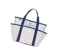 De rangement de plage ventilé élégant, organisateur de voyage en polyester doux avec sections séparées pour vêtements et effets personnels humides, de sport à séchage rapide