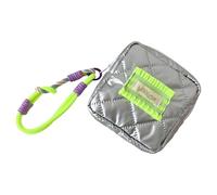 De Rangement Hygiénique Décoré De Nœud Papillon Argenté Brillant Étui Cosmétique Carré Portable Étanche Pour Un Usage Quotidien Et Un Voyage De Rangement Argenté Brillant