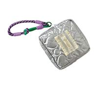 De Rangement Hygiénique Décoré De Nœud Papillon Argenté Brillant Étui Cosmétique Carré Portable Étanche Pour Un Usage Quotidien Et Un Voyage De Rangement Argenté Brillant