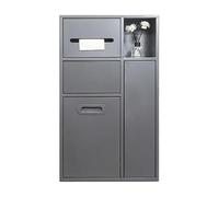 de Rangement INOX Encastrer Spécial Douche Étagère de Salle de Bain Encastrée en Acier Inoxydable pour Murale, 30 X 65 X 14 Cm, Design Durable, Gain de Place Efficace.