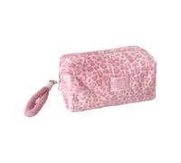de Rangement pour cosmétiques sur Le thème des léopards, matériaux en Peluche Doux, Fermeture à glissière Robuste, organisateurs de Produits de Toilette Portables pour Voyage, Pochettes de Voyage
