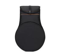 de rangement pour percussions pour batteurs, de transport rond portable avec fermeture à boucle à rabat et poche pour accessoires, pour équipement de percussion, leçon de répétition,
