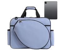 de Raquette de Tennis - à bandoulière de Sport, à bandoulière de Grande capacité | Conception imperméable en Coton de Soie Froide résistante, Compartiment rembourré sécurisé idéal pour