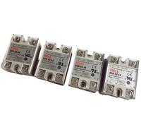 de relais à semi-conducteurs avec couvercle en plastique, contrôle AC AC 80-250VAC à 24-380VAC SSR-10AA SSR-25AA SSR-40AA SSR-50AA SSR-100AA(SSR-60AA)