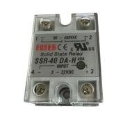 de relais à semi-conducteurs + couvercle en plastique, 90-480VAC à 3-32VDC SSR-10DA-H SSR-25DA-H SSR-40DA-H SSR-50DA-H SSR-60DA-H SSR-100DA-H(SSR-100DA-H)