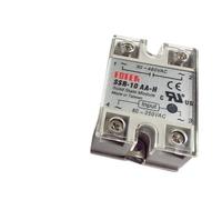 de relais à semi-conducteurs SSR-10AA-H SSR-25AA-H SSR-40AA-H SSR-50AA-H SSR-100A-H + couvercle en plastique AC80-250VAC à 90-480VAC(SSR-25AA-H)
