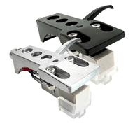 De Remplacement AT3600L avec Pointe Diamant | Cartouche Phonographe Aimant Mobile | Conique Collé pour Platine Vinyle | Installation Facile 2 Broches, Son Chaud Et Richee