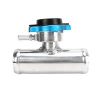 de Remplissage en Ligne du Radiateur, T6061 Couper de Remplissage Conduites Refroidissement en Aluminium Surface Polie 1-1 / 2in OD 38 Mm avec Capuchon d'affichage Température pour