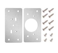 de réparation charnière - Panneau de montage en acier épaissi, kit d'armoire solide, support de joint en métal | Ensemble de rechange résistant à la pour armoires, armes