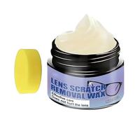 de réparation de rayures pour lunettes de vue | Nettoyant anti-reflet portable 30 g, pâte pour lunettes de soleil, appareil photo, véhicule, conduite, voyage, golf, bureau, école, voyage