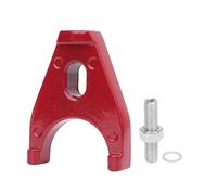 de Répartiteur en Aluminium Billet Rouge, Fixation Sécurisée pour Moteurs SBC 283 327 350 383 - Force de Serrage Supérieure, Finition Anodisée, Compatible V6 et V8 (Rouge)